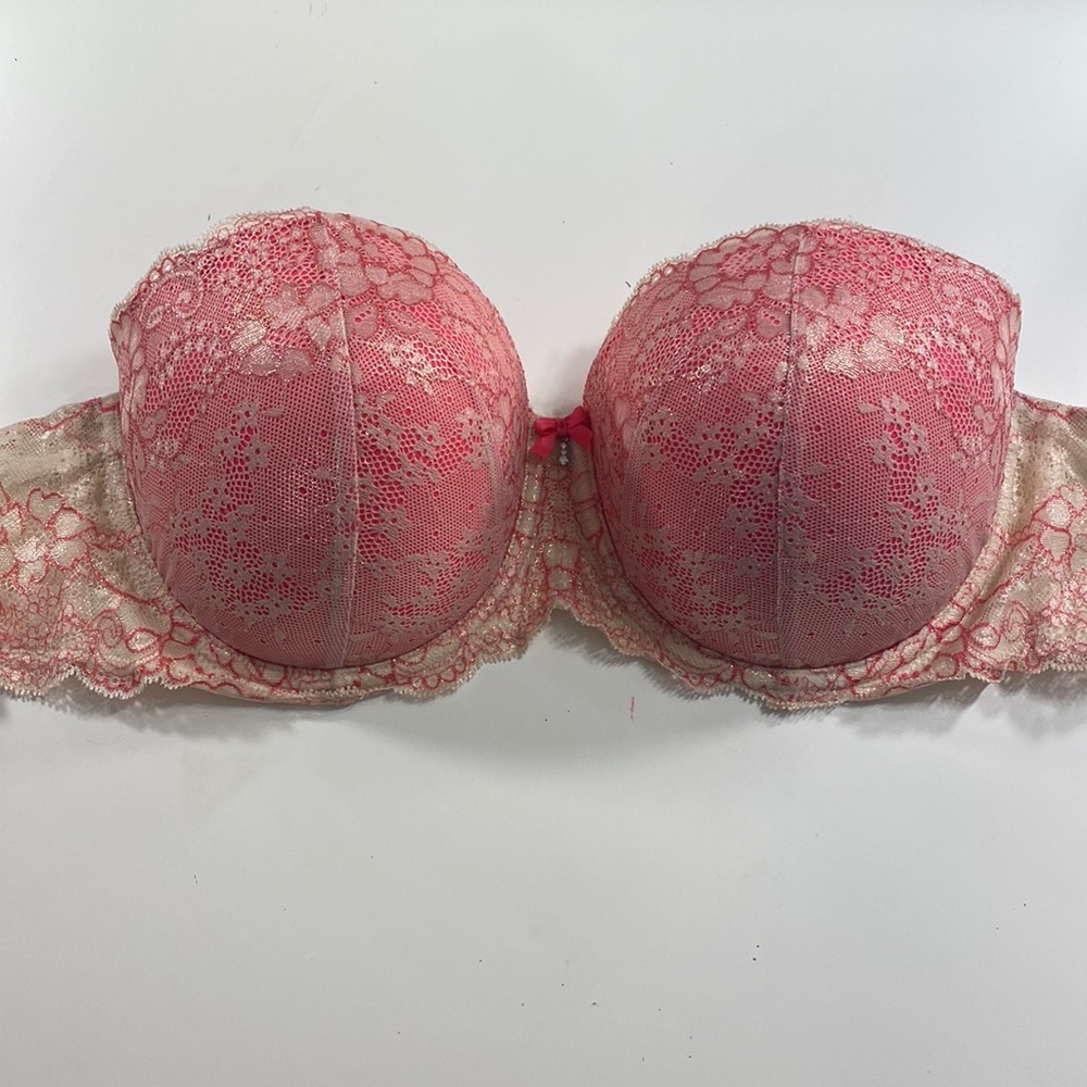 Dream Angels Lightly-Lined Lace Strapless Bra